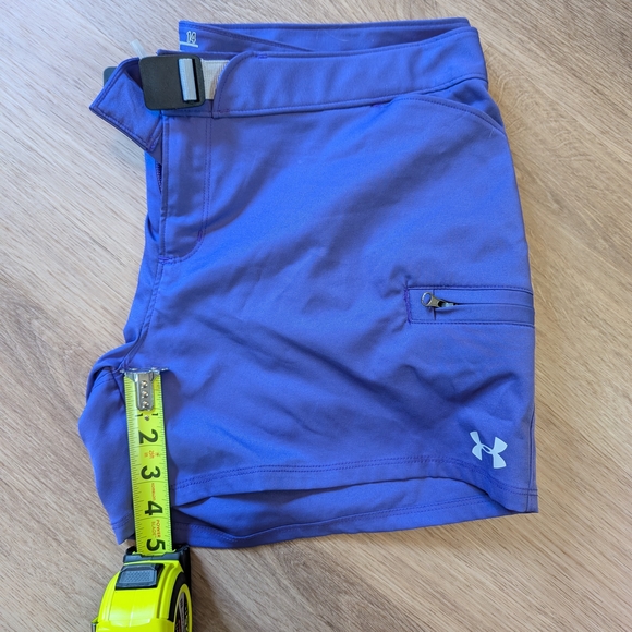 Under Armour Women's Purple Hiking Shorts - Picture 6 of 6